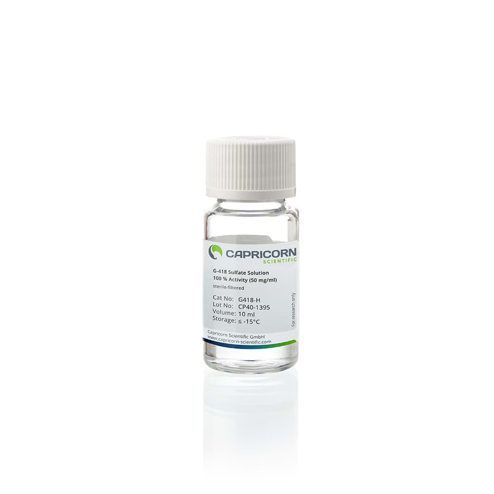 Picture of G-418 Sulfate, Solution, 100 % Activity (50 mg/ml) - 10 ml